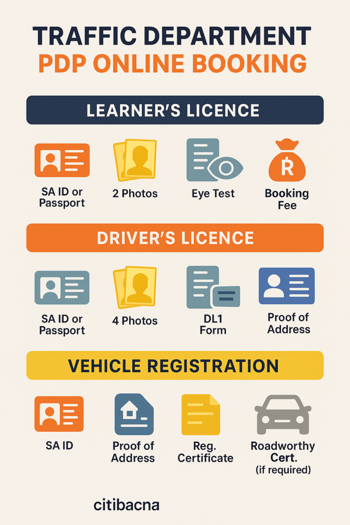 Traffic Department PDP Online Booking